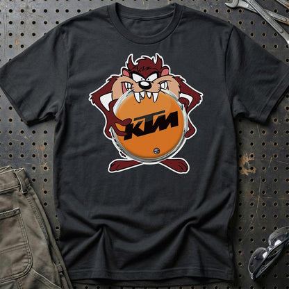 KTM TAZ Unisex T-Shirt , Bomuld-Beklædning-KTM-Sort-S-Garage Culture Shop- garage - man cave - merchandise