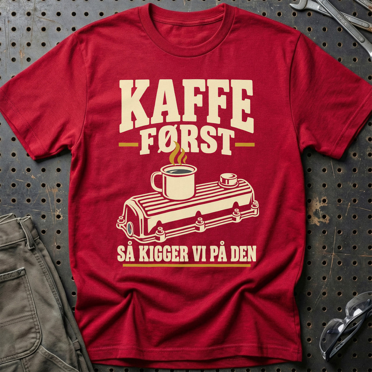 
Produktbillede af Kaffe først så kigger vi på den T-Shirt