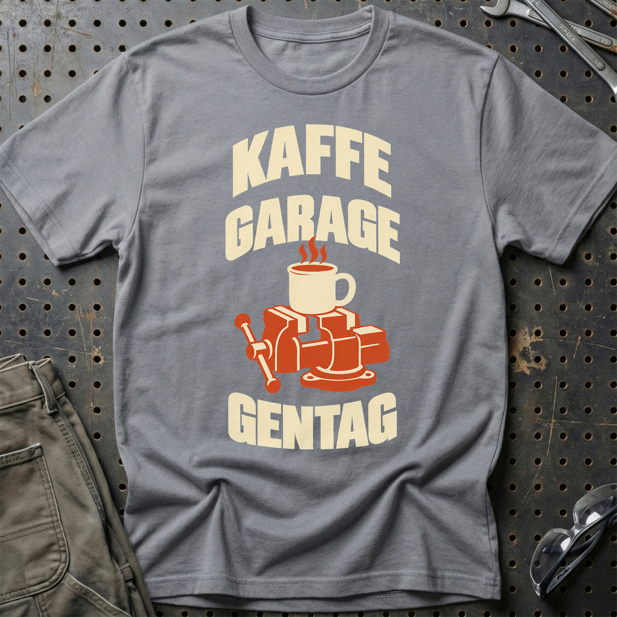 
Produktbillede af Kaffe garage gentag T-Shirt
