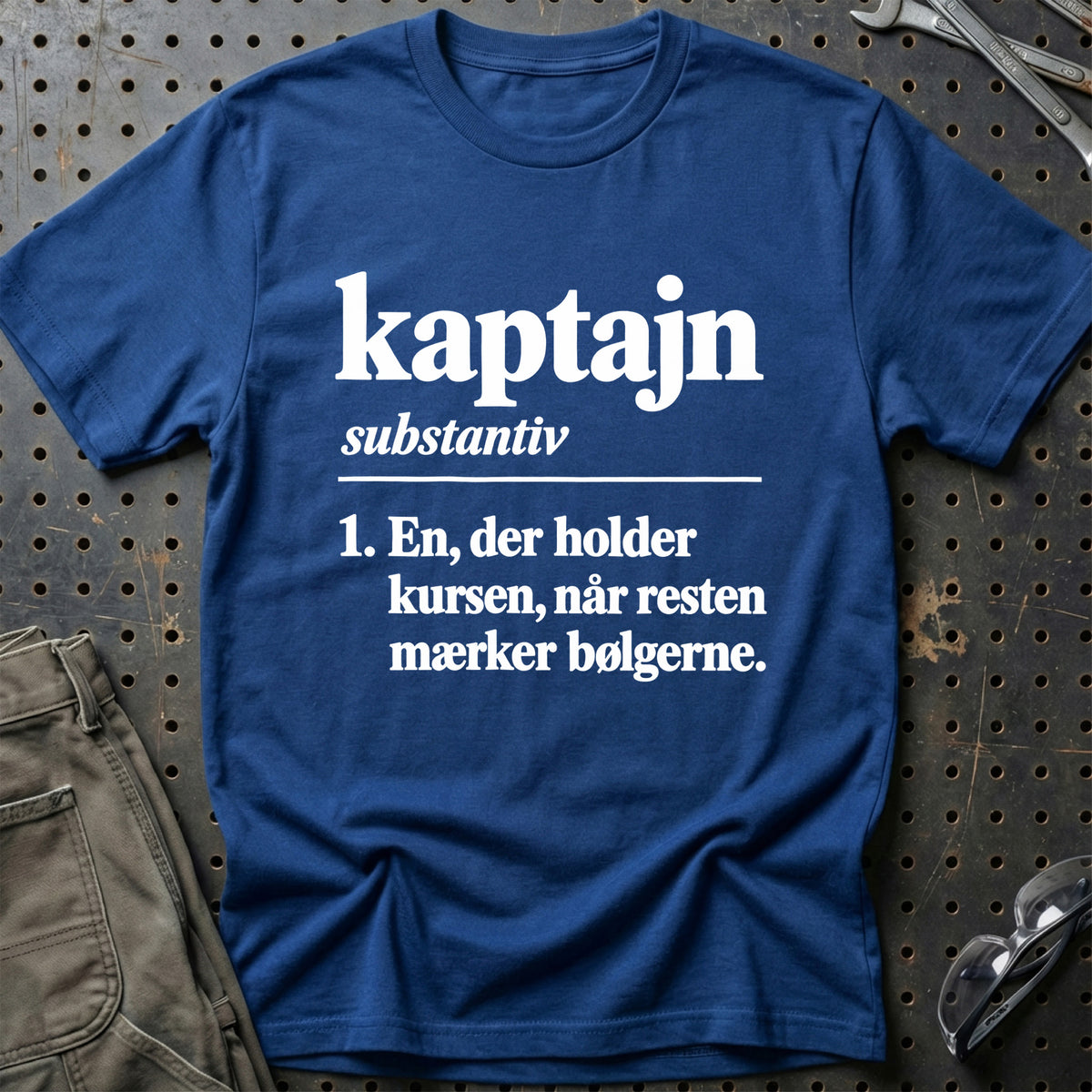 
Kaptajn – Definition T-Shirt – Blå Royal