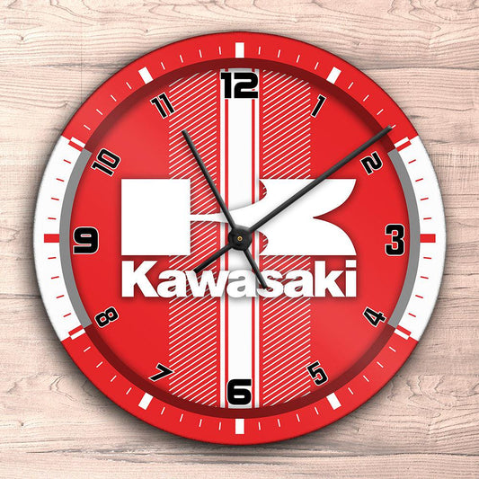 Kawasaki Vægur Rundt-Clock-Kawasaki-Garage Culture Shop- garage - man cave - merchandise