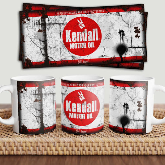 Kendall Motorolie Keramisk Krus-Krus-Motorolie-Garage Culture Shop- garage - man cave - merchandise