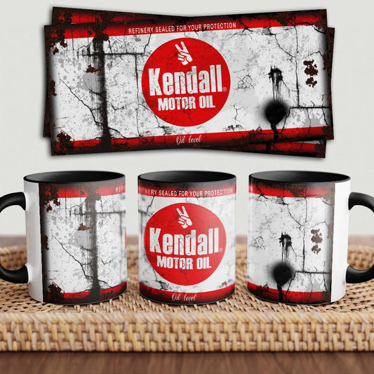 Kendall "To Toner" Vintage Keramisk Krus-Krus-Motoroil-Garage Culture Shop- garage - man cave - merchandise