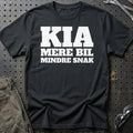 Kia – Mere Bil – Mindre Snak T-Shirt-Beklædning-Kia-Sort-S-Garage Culture Shop- garage - man cave - merchandise