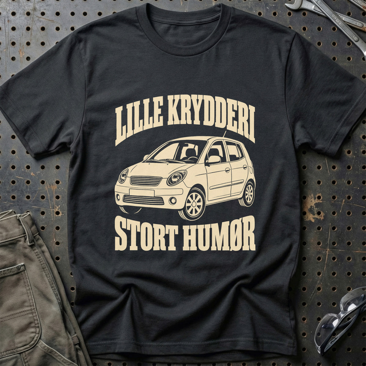 
Kia Picanto I SA – Lille krydderi stort humør – Unisex T-Shirt – Sort