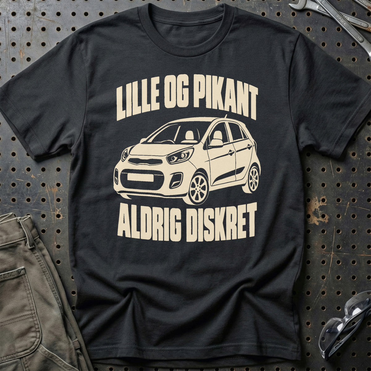 
Kia Picanto II TA – Lille og pikant aldrig diskret – Unisex T-Shirt – Sort