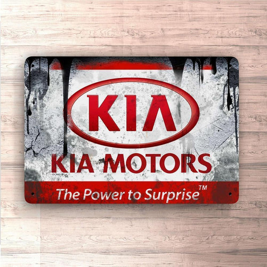 Kia Skilte, Musemåtte, Dørmåtte , Plakat-Skilte-KIA-Garage Culture Shop- garage - man cave - merchandise