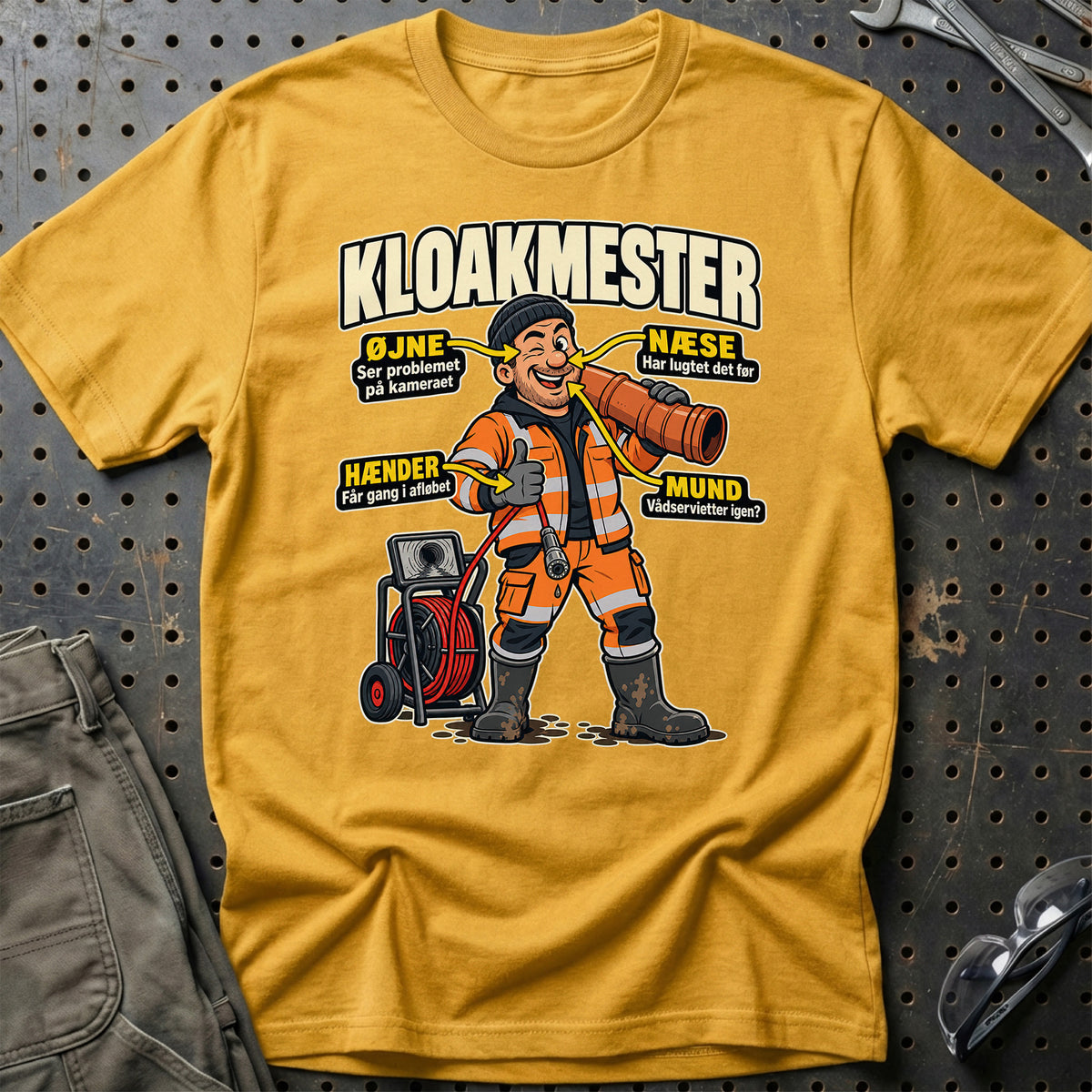 
Produktbillede af Kloakmester – Anatomi T-Shirt