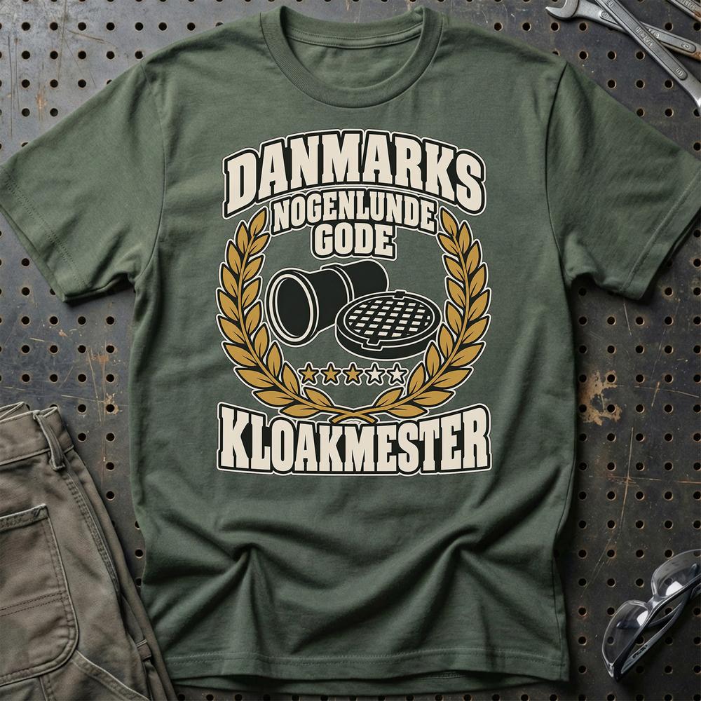 
Produktbillede af Kloakmester – Danmarks Nogenlunde Gode T-Shirt