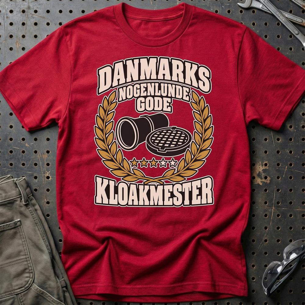 
Produktbillede af Kloakmester – Danmarks Nogenlunde Gode T-Shirt