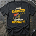 
Kloakmester – Hvad er din superkraft? – Unisex T-Shirt – Sort