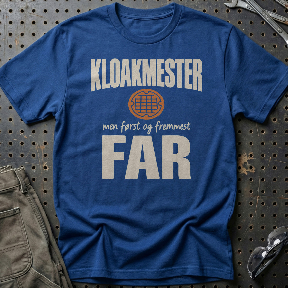 
Produktbillede af Kloakmester – Men Først Og Fremmest Far T-Shirt