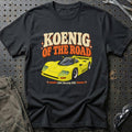 
Koenig C62 1991 – Koenig of the Road T-Shirt – Sort