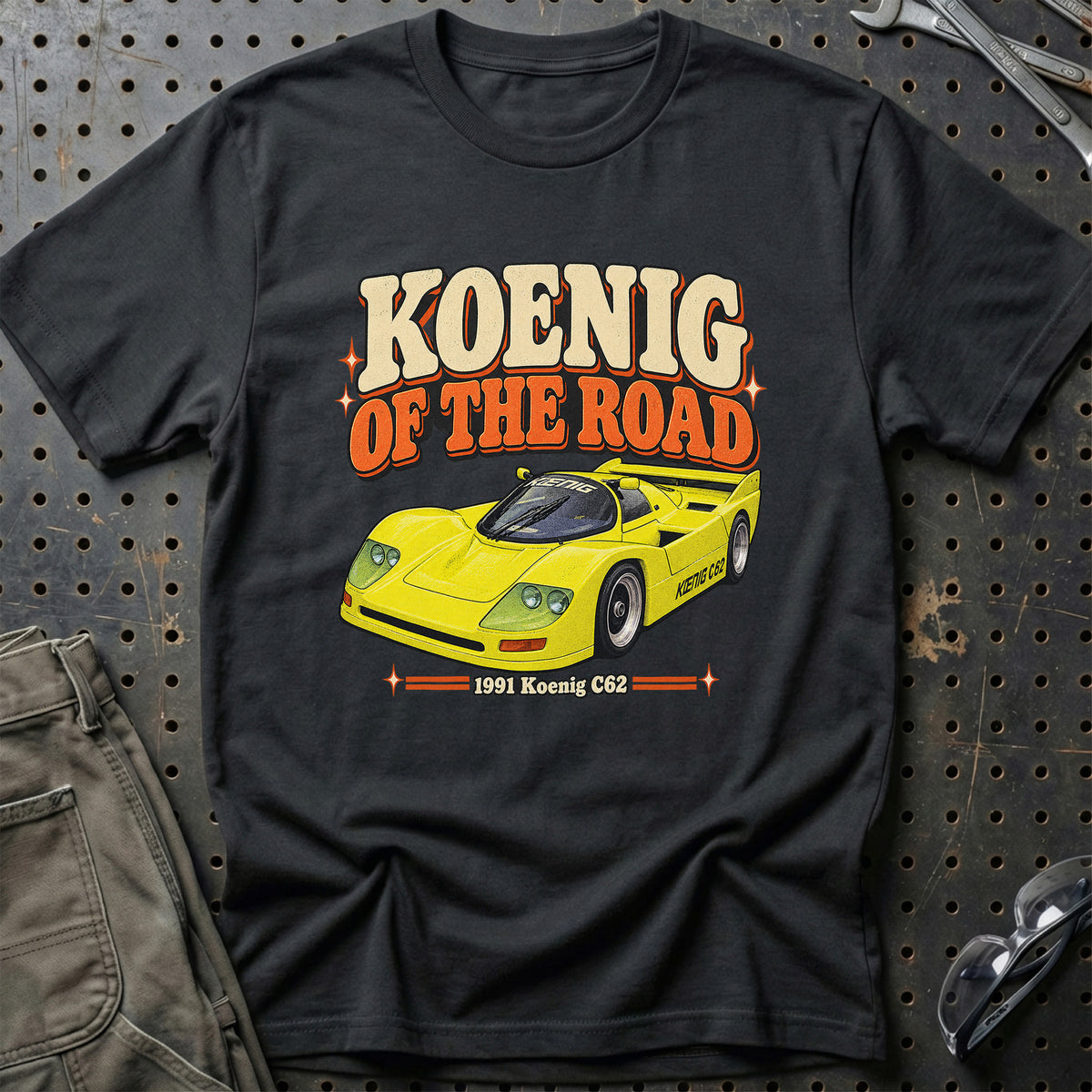 
Koenig C62 1991 – Koenig of the Road T-Shirt – Sort