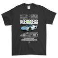 Koenigsegg Jesko T-Shirt-Beklædning-Koenigsegg-Sort-S-Garage Culture Shop- garage - man cave - merchandise