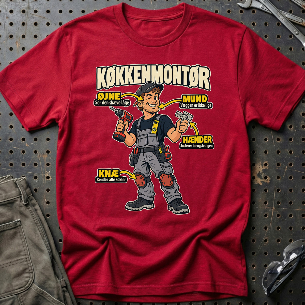
Produktbillede af Køkkenmontør – Anatomi T-Shirt
