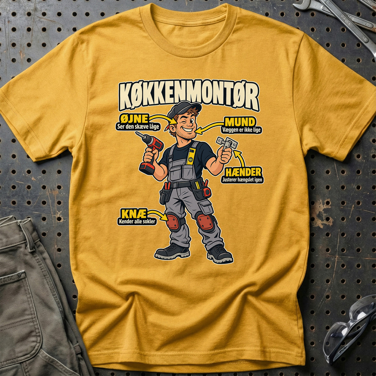 
Produktbillede af Køkkenmontør – Anatomi T-Shirt