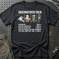 Køkkenmontørens Timeløn T-Shirt-Beklædning-Garage Culture-Sort-S-Garage Culture Shop- garage - man cave - merchandise