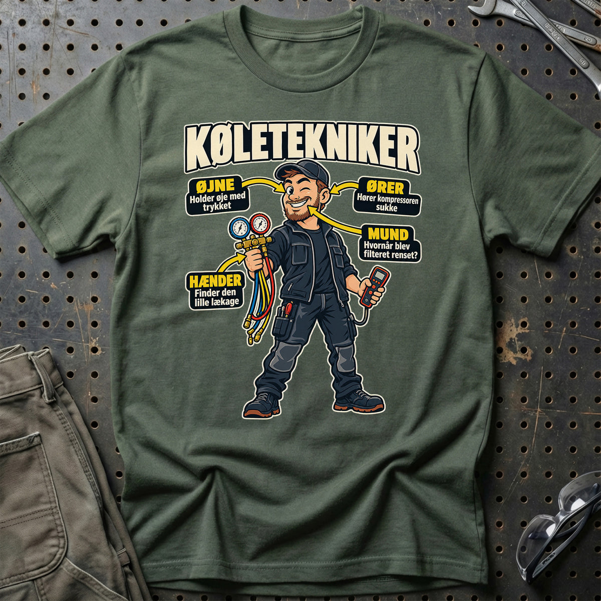 
Produktbillede af Køletekniker – Anatomi T-Shirt