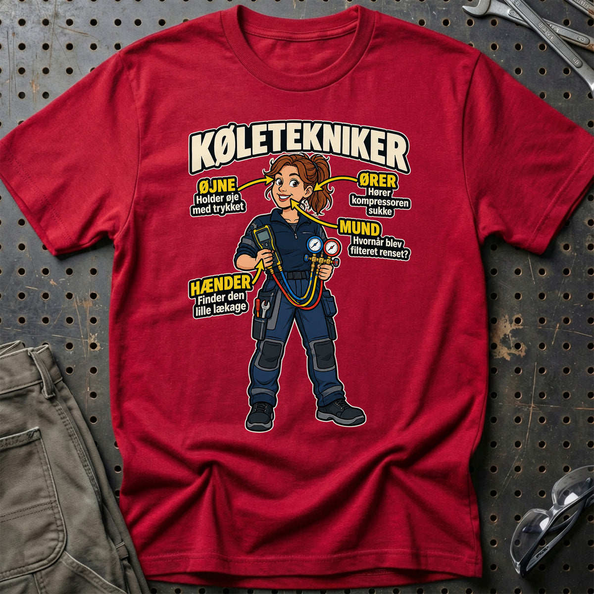 
Produktbillede af Køletekniker – Anatomi T-Shirt