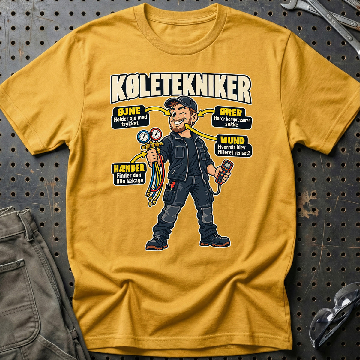
Produktbillede af Køletekniker – Anatomi T-Shirt