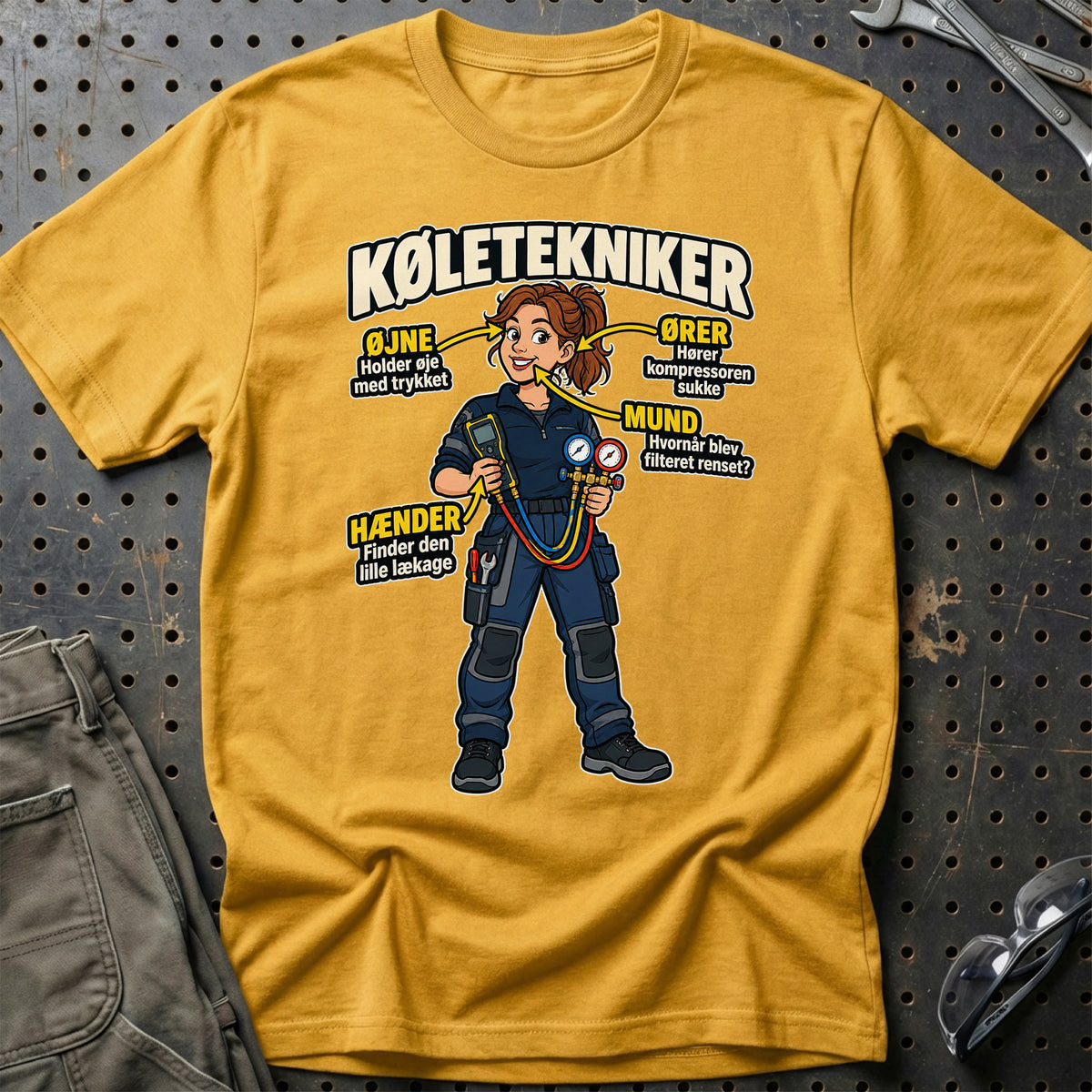 
Produktbillede af Køletekniker – Anatomi T-Shirt