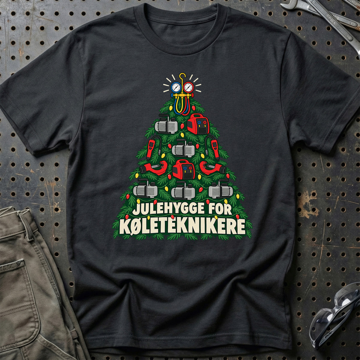 
Køletekniker – Julehygge – Unisex T-Shirt – Sort