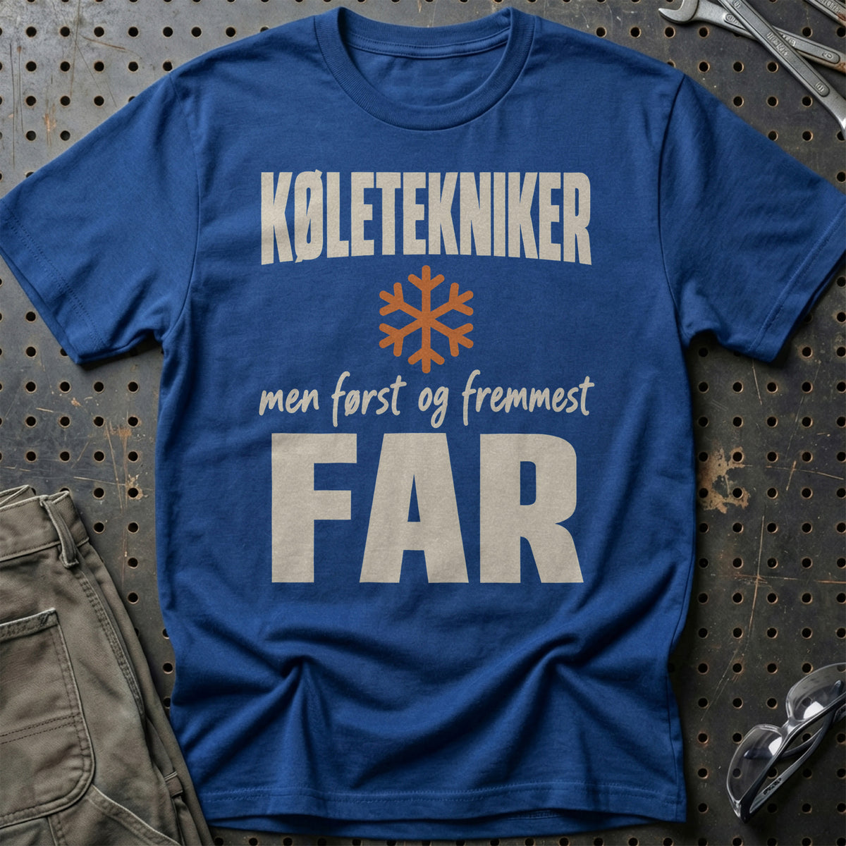 
Produktbillede af Køletekniker – Men Først Og Fremmest Far T-Shirt