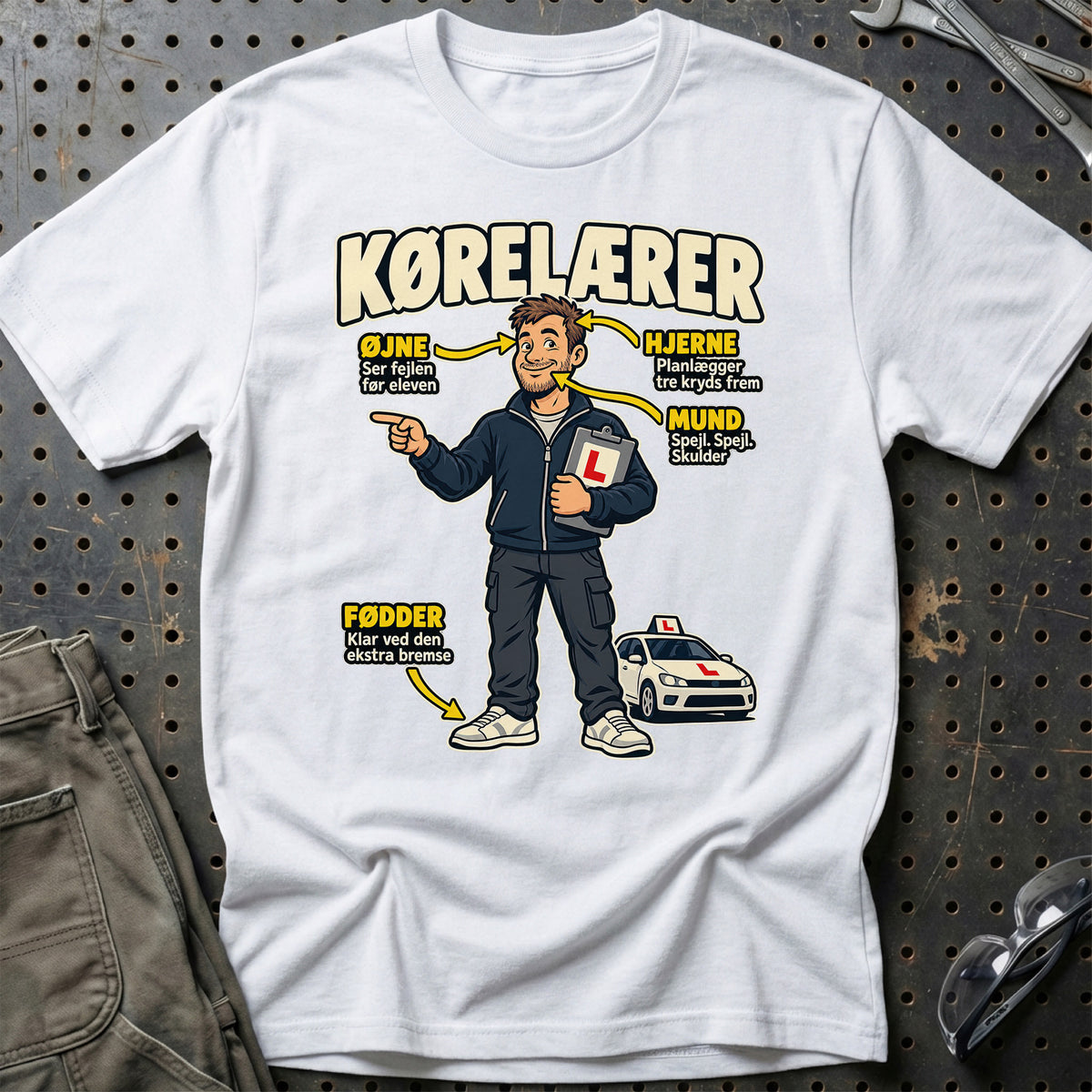
Produktbillede af Kørelærer – Anatomi T-Shirt