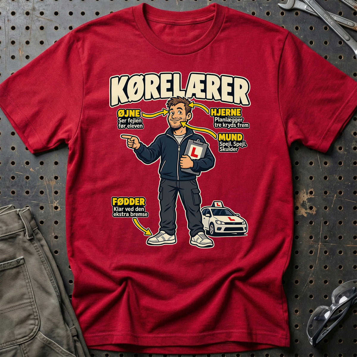 
Produktbillede af Kørelærer – Anatomi T-Shirt