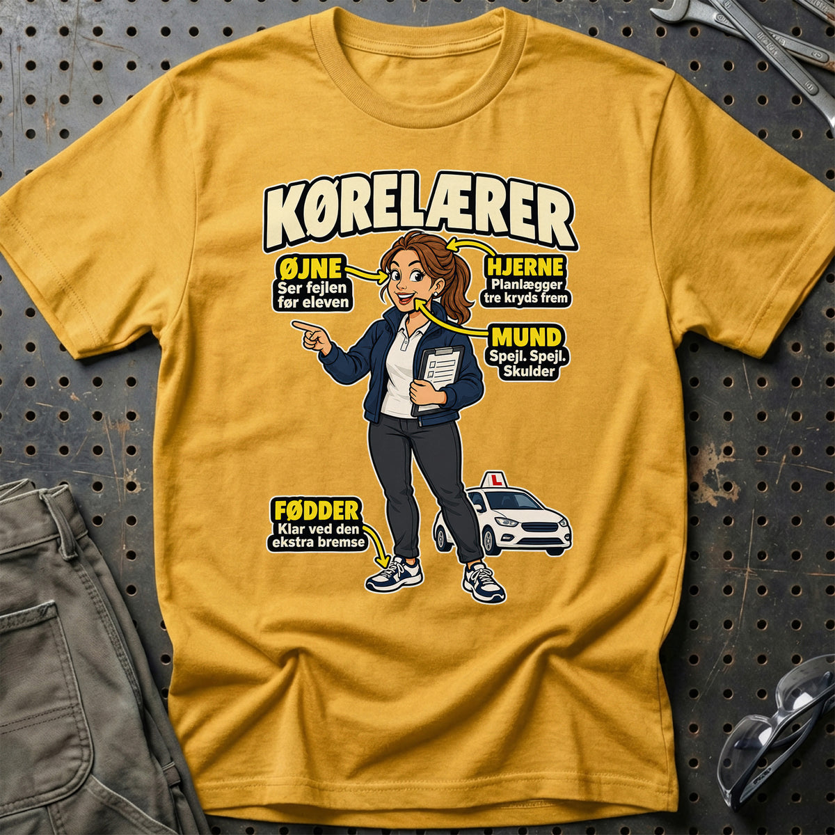 
Produktbillede af Kørelærer – Anatomi T-Shirt