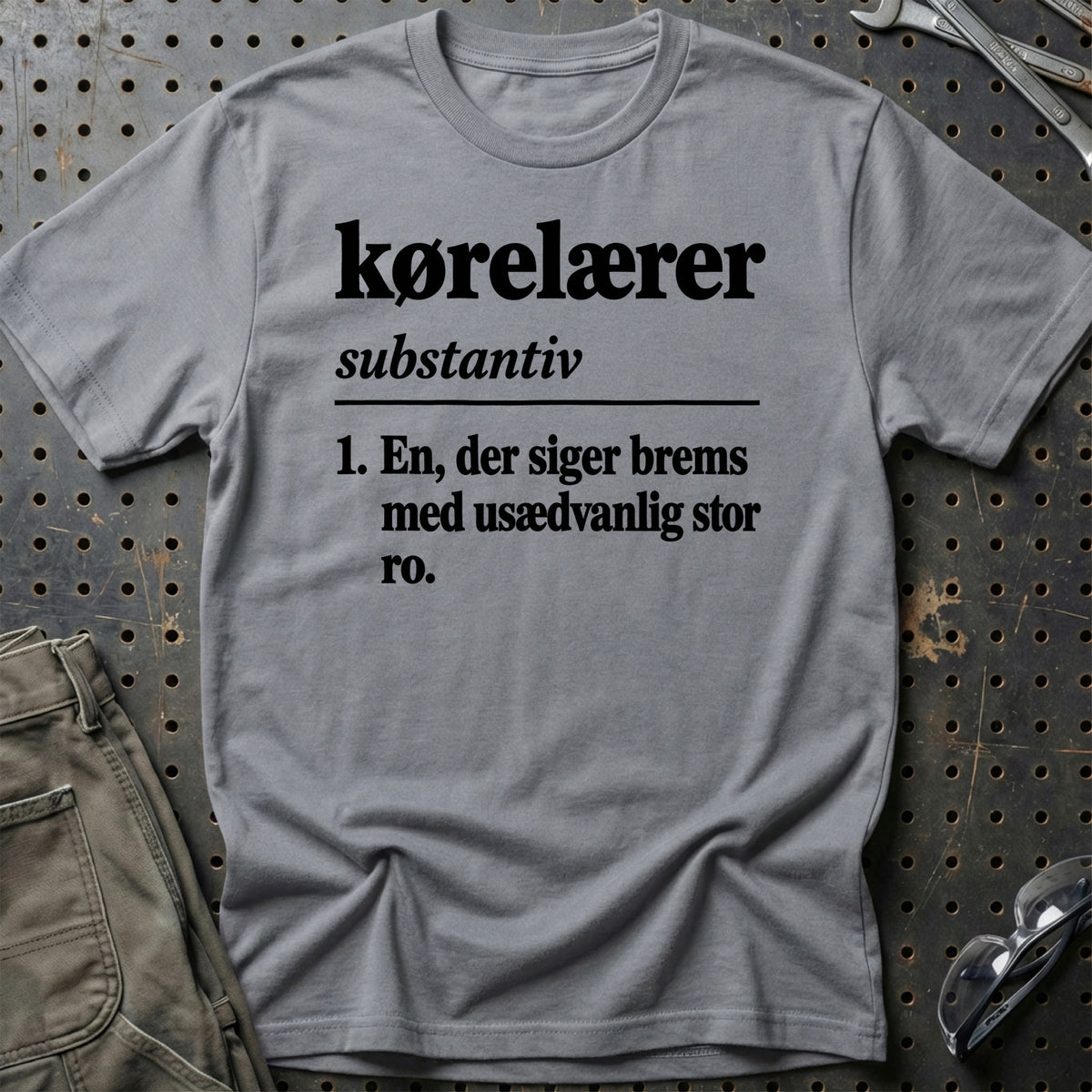 
Kørelærer – Definition T-Shirt – Grå Sport