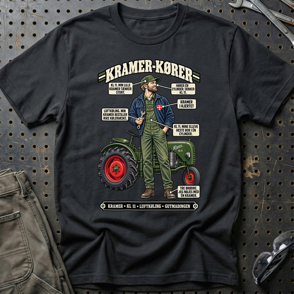 
Kramer-Kører T-Shirt – Sort
