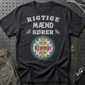 Kramer Rigtige Mænd Kører T-Shirt-Beklædning-Kramer-Sort-S-Garage Culture Shop- garage - man cave - merchandise