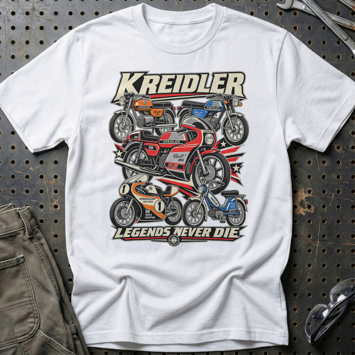 
Produktbillede af Kreidler Legends Never Die T-Shirt