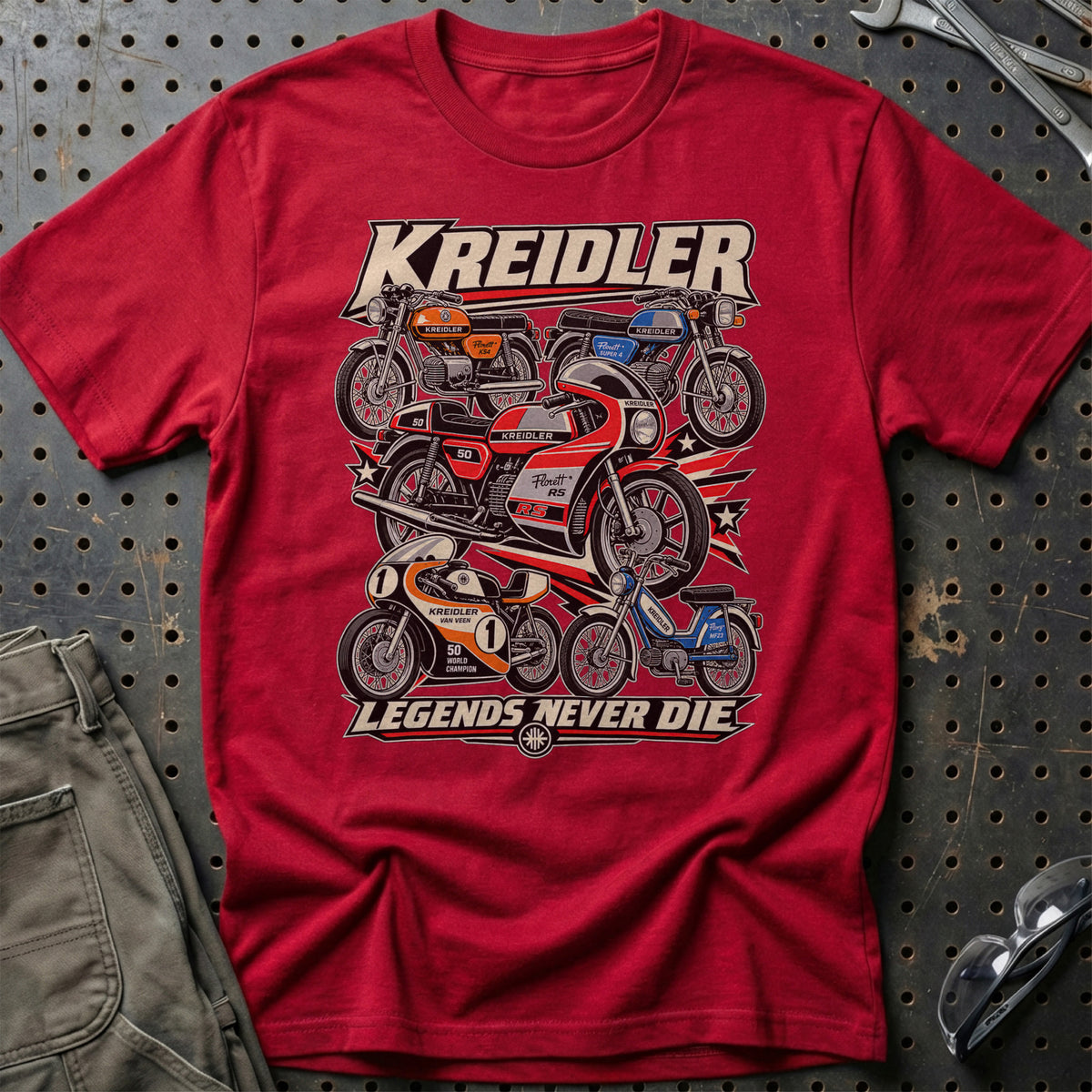 
Produktbillede af Kreidler Legends Never Die T-Shirt