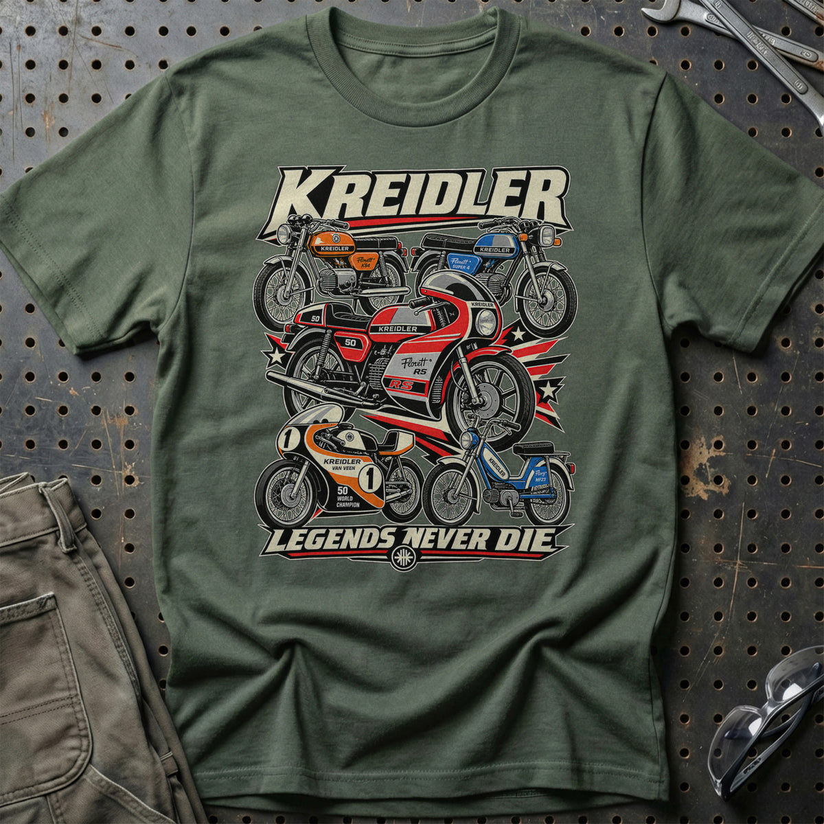
Produktbillede af Kreidler Legends Never Die T-Shirt