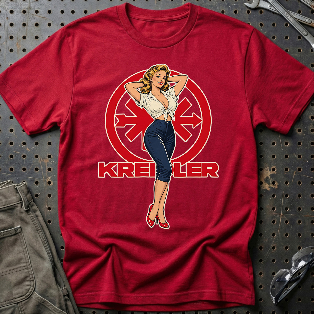 
Produktbillede af Kreidler Retro Pinup T-Shirt