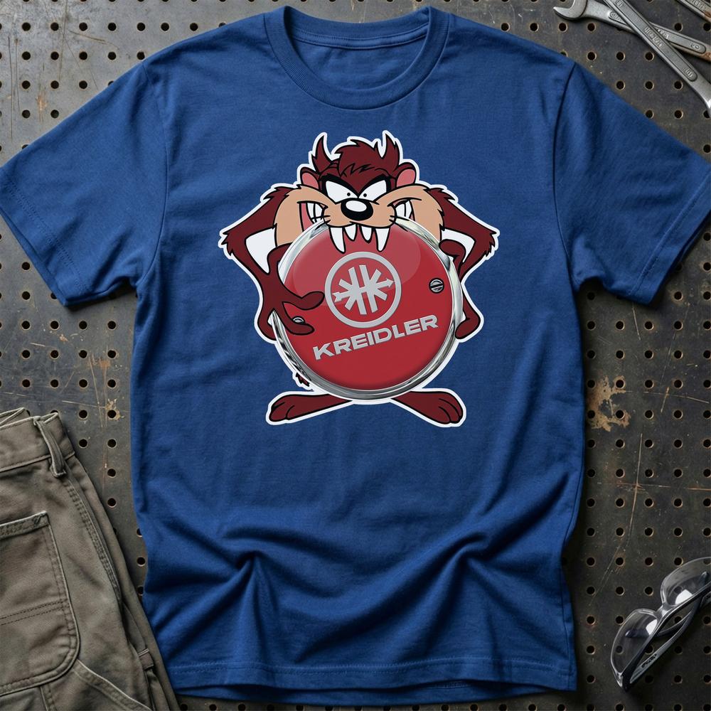 Kreidler TAZ T-Shirt-Beklædning-Kreidler-Blå Royal-S-Garage Culture Shop- garage - man cave - merchandise