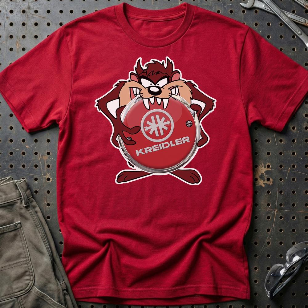Kreidler TAZ T-Shirt-Beklædning-Kreidler-Rød-S-Garage Culture Shop- garage - man cave - merchandise