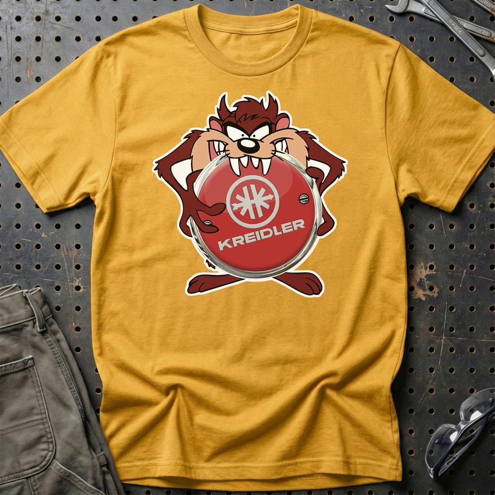 Kreidler TAZ T-Shirt-Beklædning-Kreidler-Guld-S-Garage Culture Shop- garage - man cave - merchandise