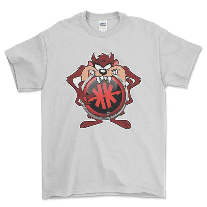 Kreidler TAZ Unisex T-Shirt , Bomuld-Beklædning-Kreidler-Hvid-S-Forside-Garage Culture Shop- garage - man cave - merchandise