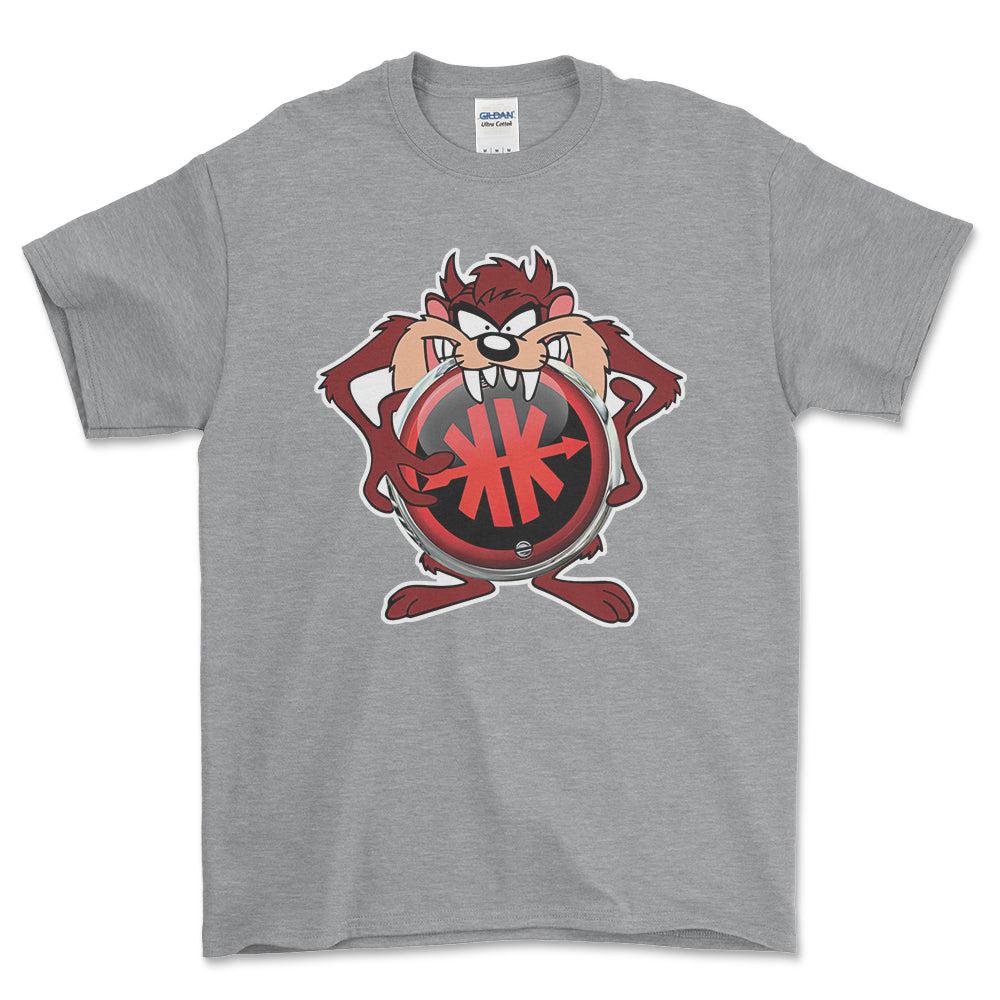Kreidler TAZ Unisex T-Shirt , Bomuld-Beklædning-Kreidler-Grå Sport-S-Forside-Garage Culture Shop- garage - man cave - merchandise