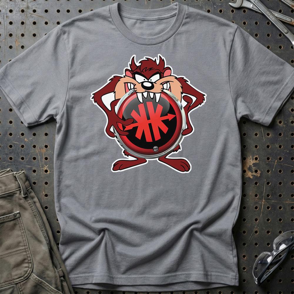 Kreidler TAZ Unisex T-Shirt , Bomuld-Beklædning-Kreidler-Grå Sport-S-Garage Culture Shop- garage - man cave - merchandise