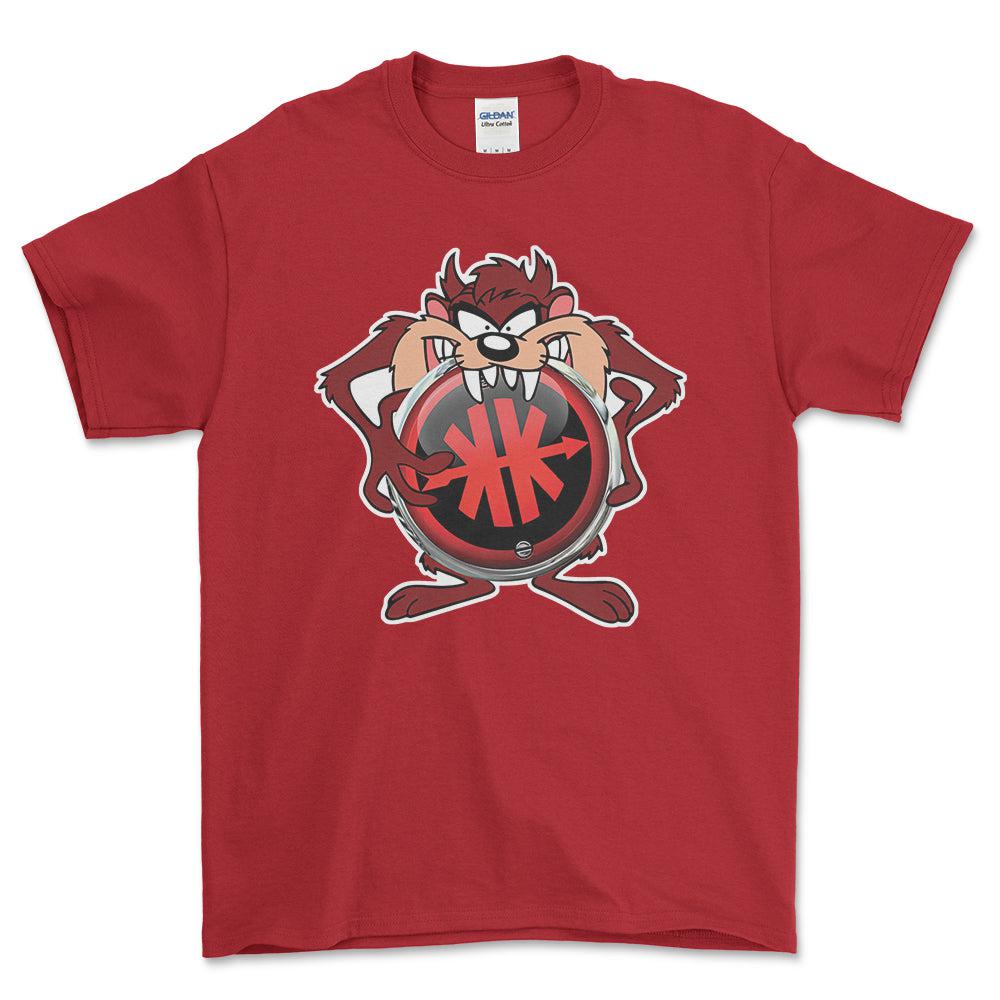 Kreidler TAZ Unisex T-Shirt , Bomuld-Beklædning-Kreidler-Rød-S-Forside-Garage Culture Shop- garage - man cave - merchandise