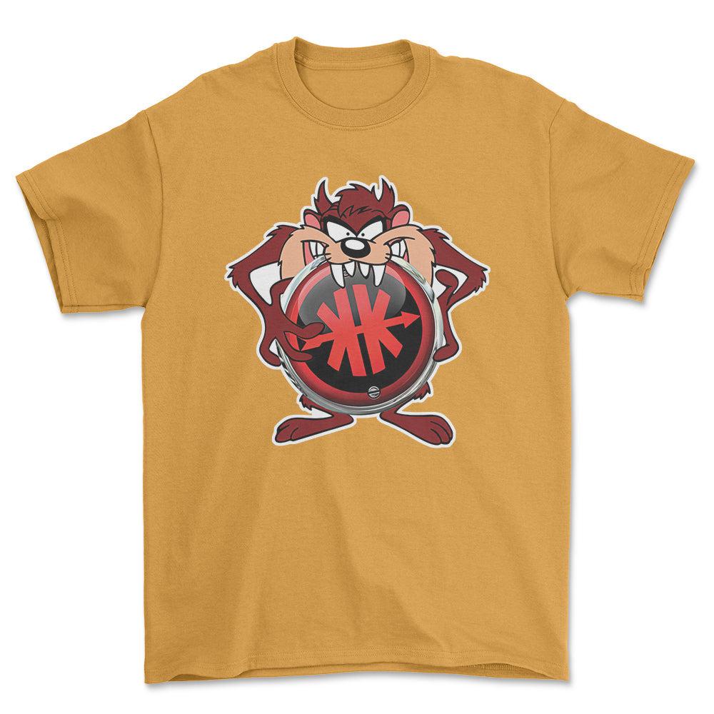 Kreidler TAZ Unisex T-Shirt , Bomuld-Beklædning-Kreidler-Guld-S-Forside-Garage Culture Shop- garage - man cave - merchandise