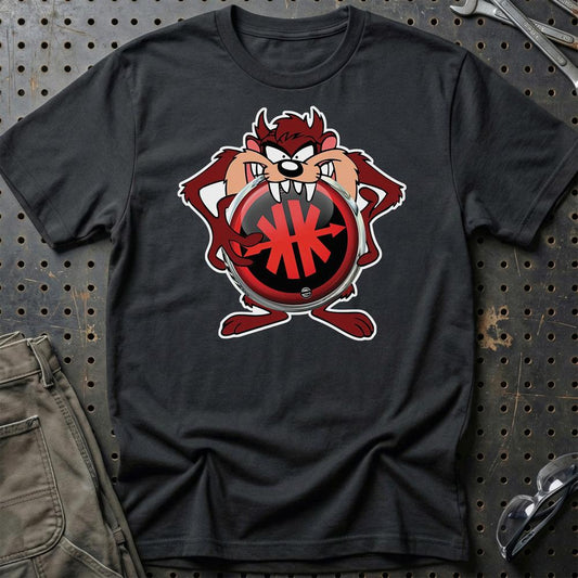 Kreidler TAZ Unisex T-Shirt , Bomuld-Beklædning-Kreidler-Sort-S-Garage Culture Shop- garage - man cave - merchandise