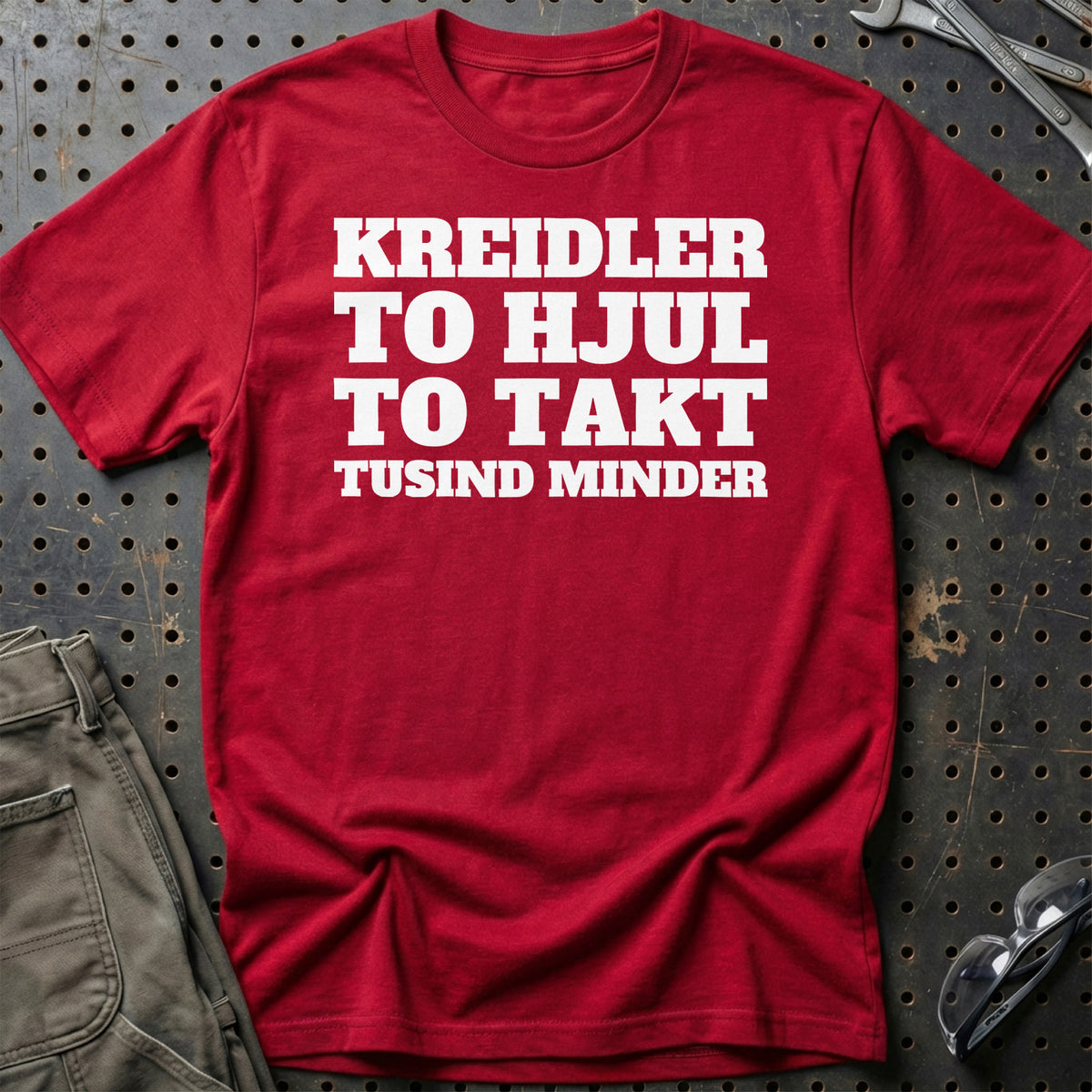 
Produktbillede af Kreidler – To Hjul – To Takt – Tusind Minder T-Shirt