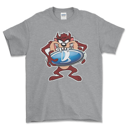 Lada TAZ Unisex T-Shirt , Bomuld-Beklædning-Lada-Grå Sport-S-Forside-Garage Culture Shop- garage - man cave - merchandise