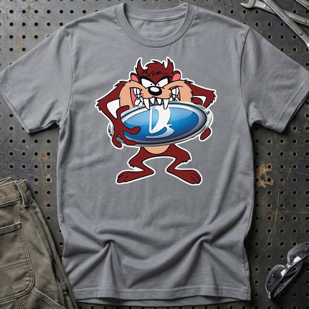 Lada TAZ Unisex T-Shirt , Bomuld-Beklædning-Lada-Grå Sport-S-Garage Culture Shop- garage - man cave - merchandise